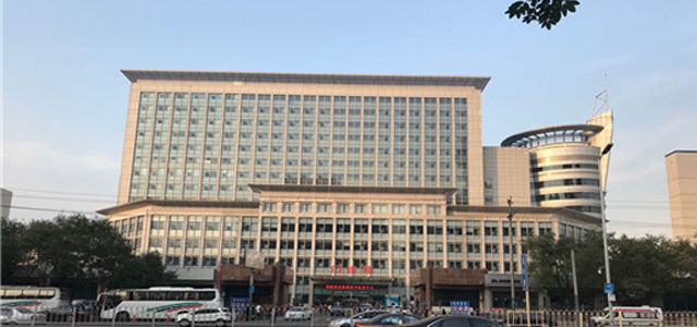 China Hospital militar integrado con el hospital